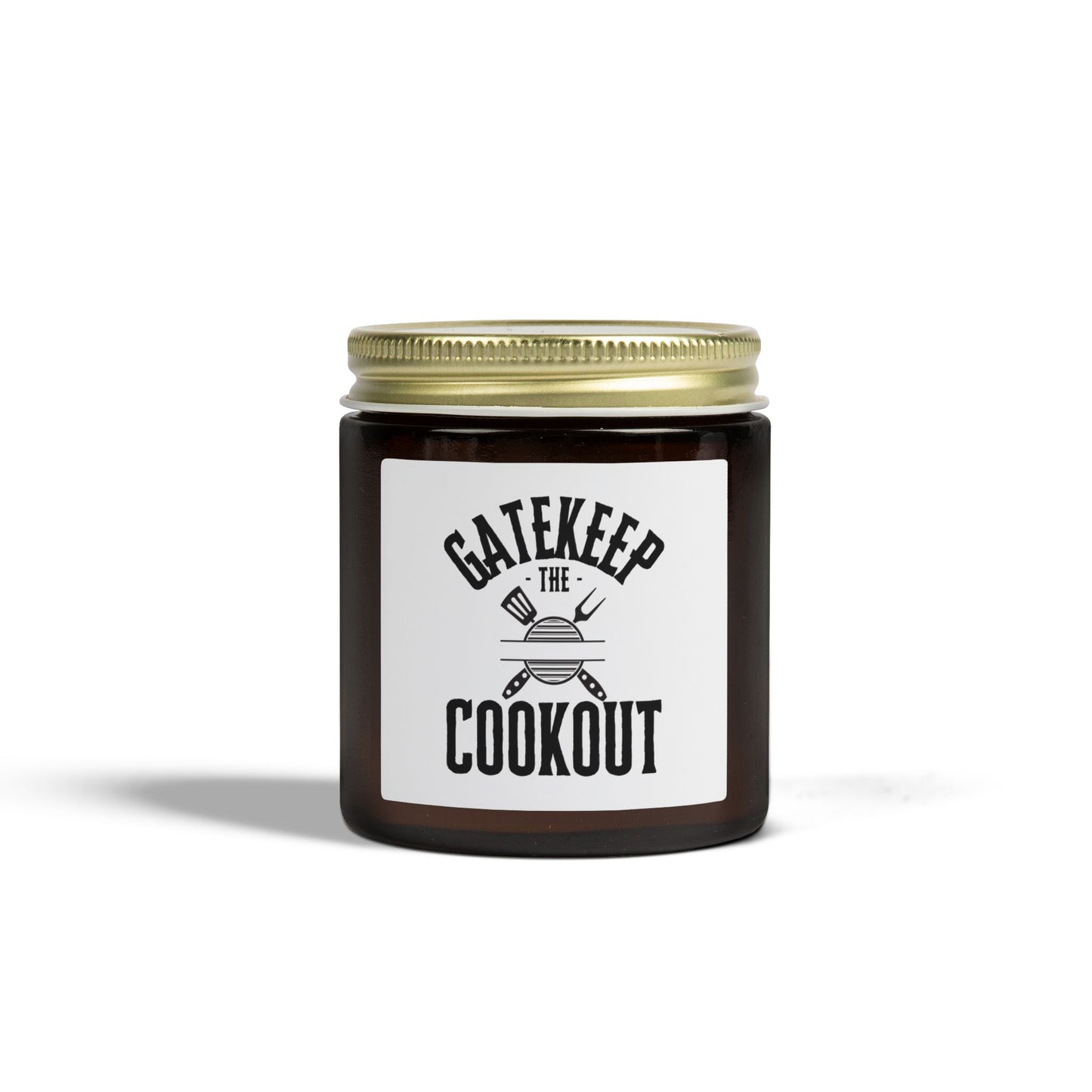Coconut Apricot Scented Candle — 'Gatekeep the Cookout' (4oz/9oz)