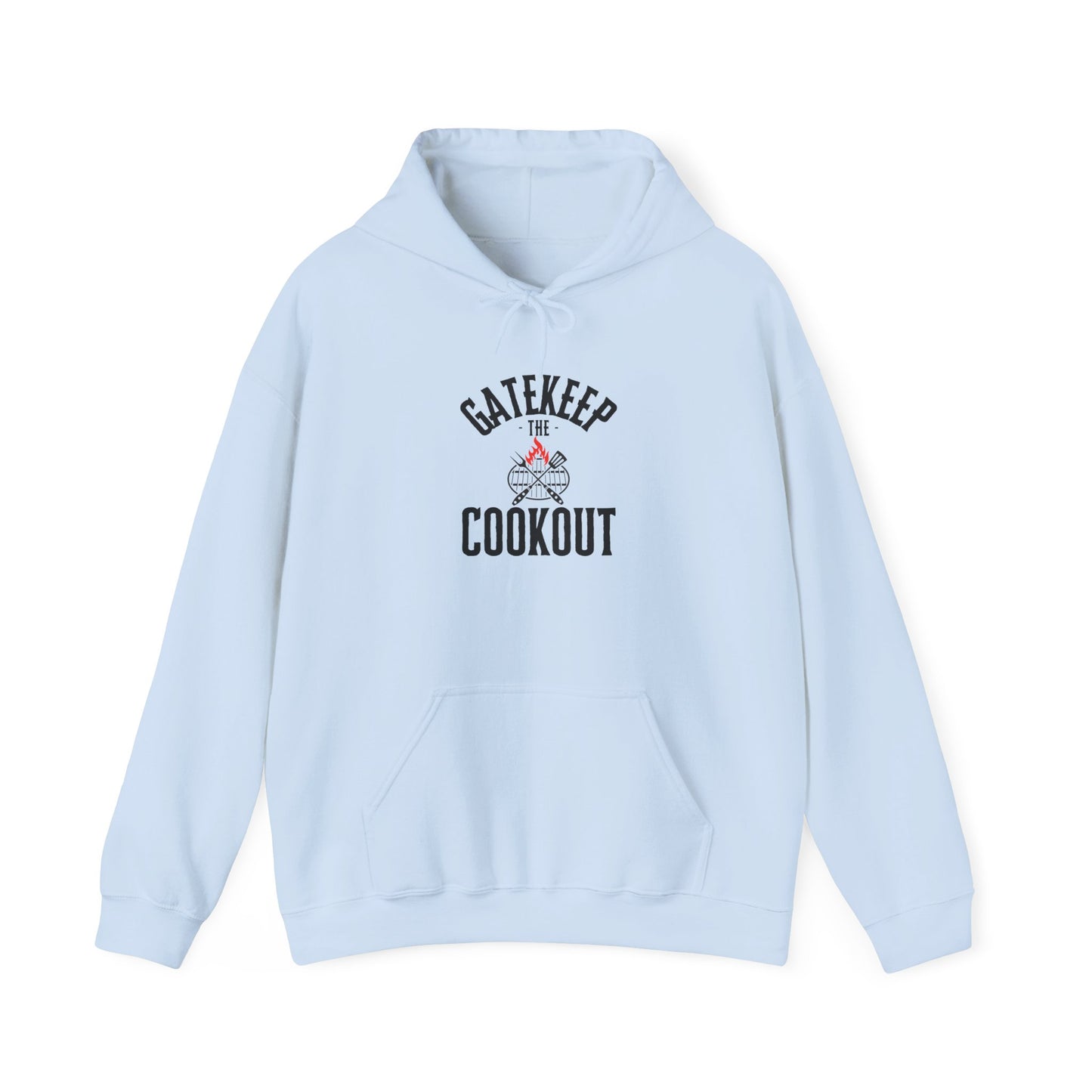 Gatekeep the Cookout Hoodie — Funny BBQ Chef Pullover