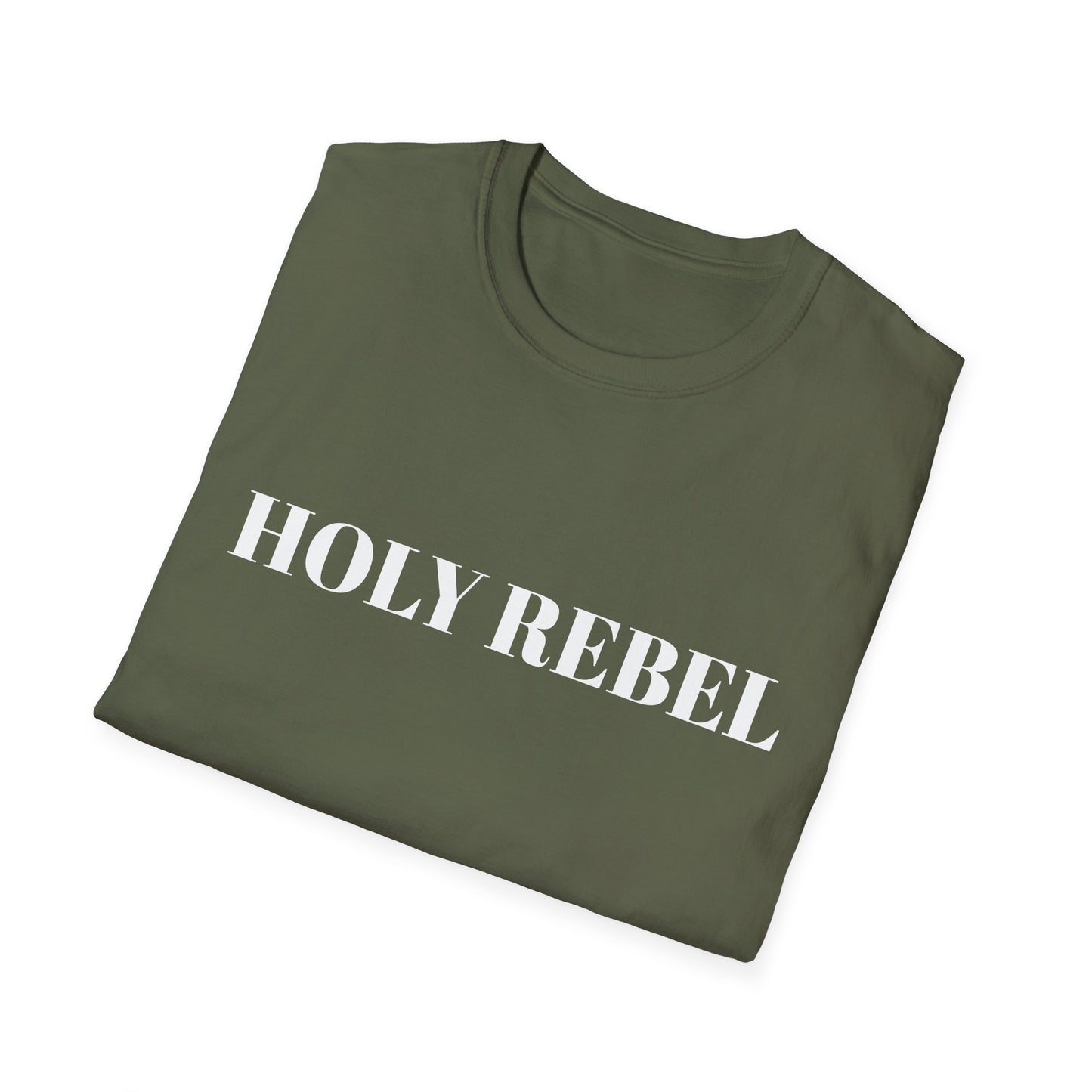 Holy Rebel T-Shirt — Bold Faith Graphic Tee