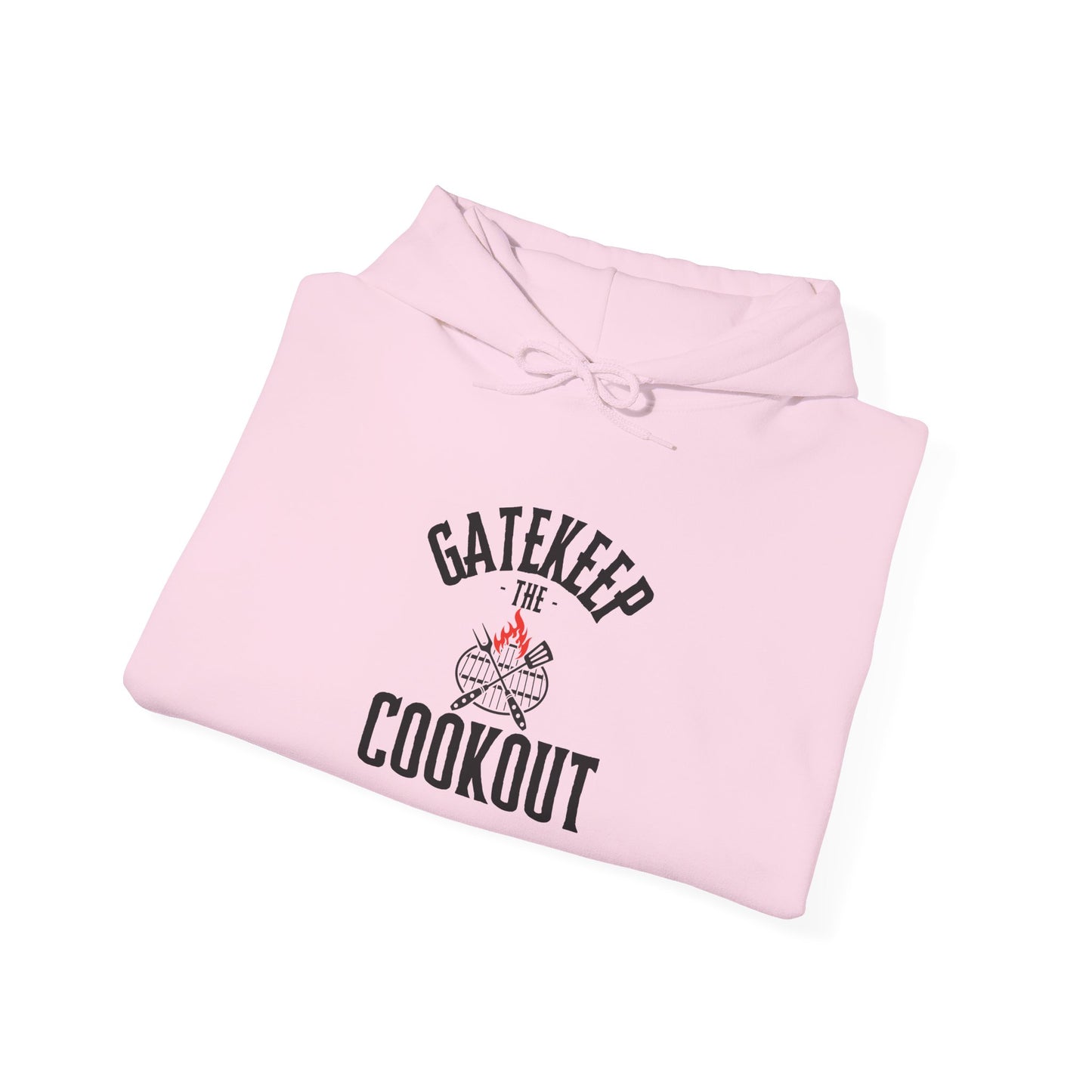 Gatekeep the Cookout Hoodie — Funny BBQ Chef Pullover