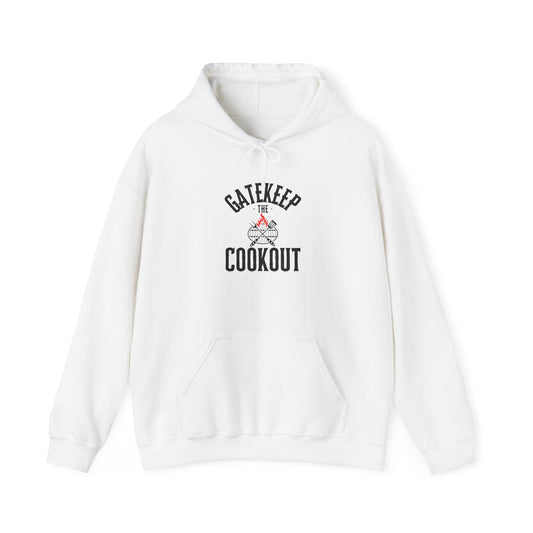 Gatekeep the Cookout Hoodie — Funny BBQ Chef Pullover