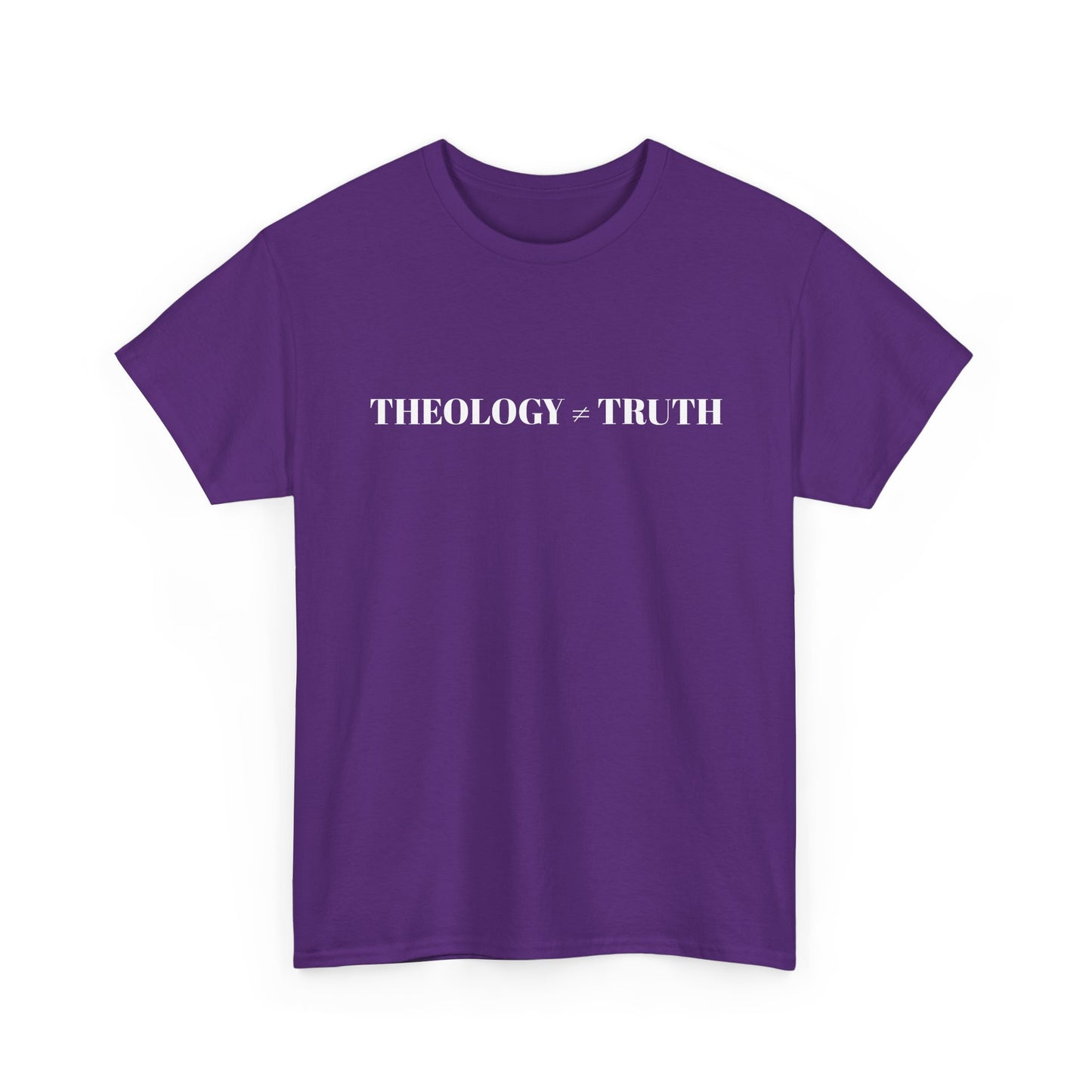 Theology = Truth Tee — Christian Faith Statement T-Shirt