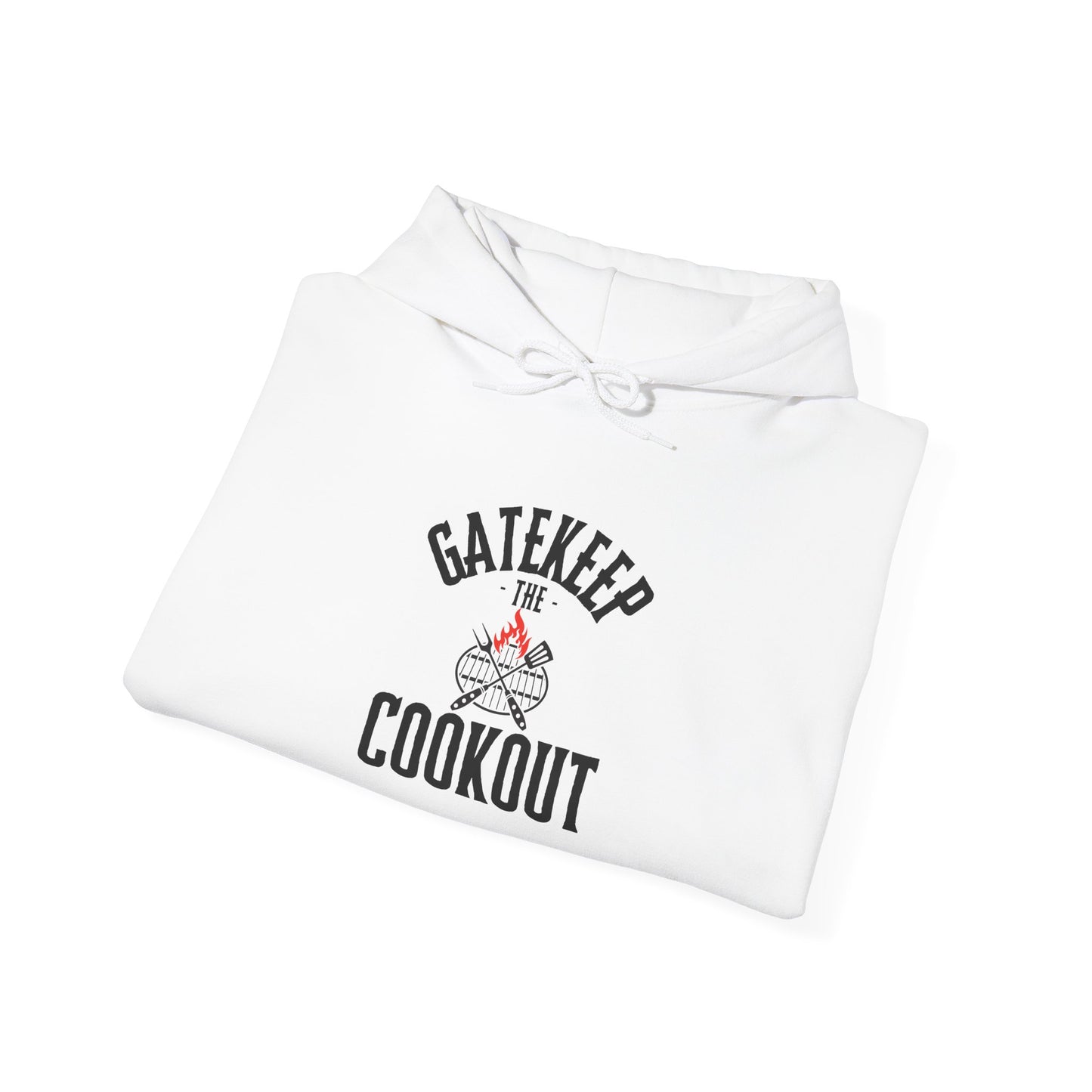 Gatekeep the Cookout Hoodie — Funny BBQ Chef Pullover