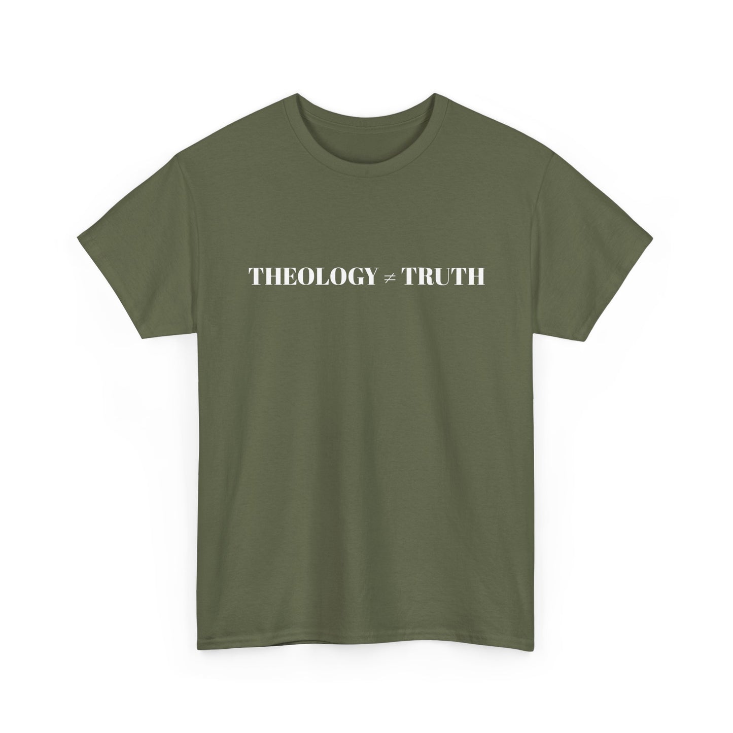 Theology = Truth Tee — Christian Faith Statement T-Shirt