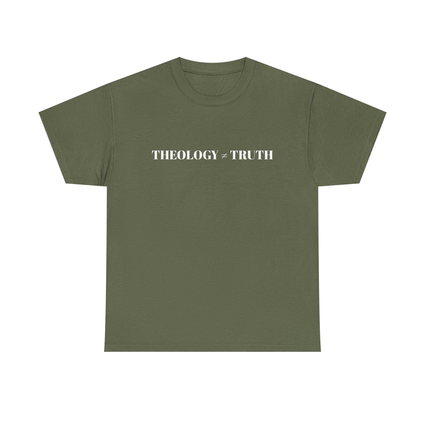 Theology = Truth Tee — Christian Faith Statement T-Shirt
