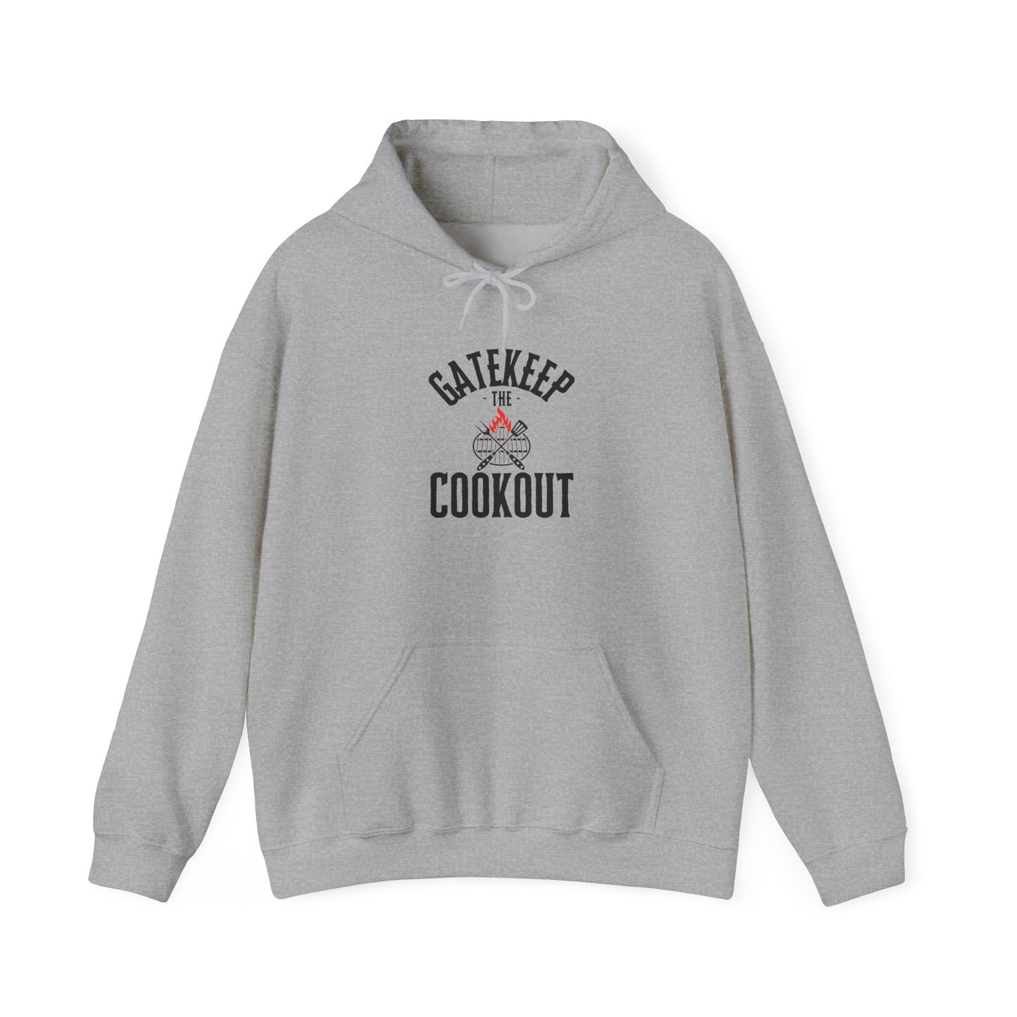 Gatekeep the Cookout Hoodie — Funny BBQ Chef Pullover