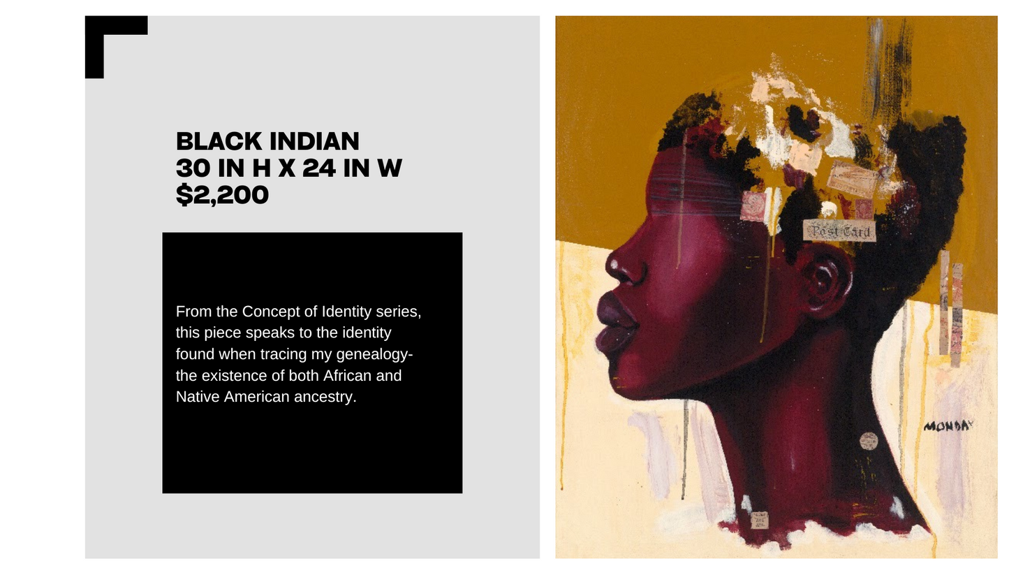 Original Artwork- Black Indian